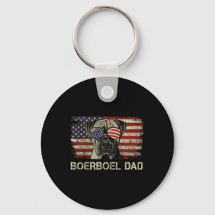 Llavero Boerboel Dad Dog Ama La Bandera Estadounidense 4 D
