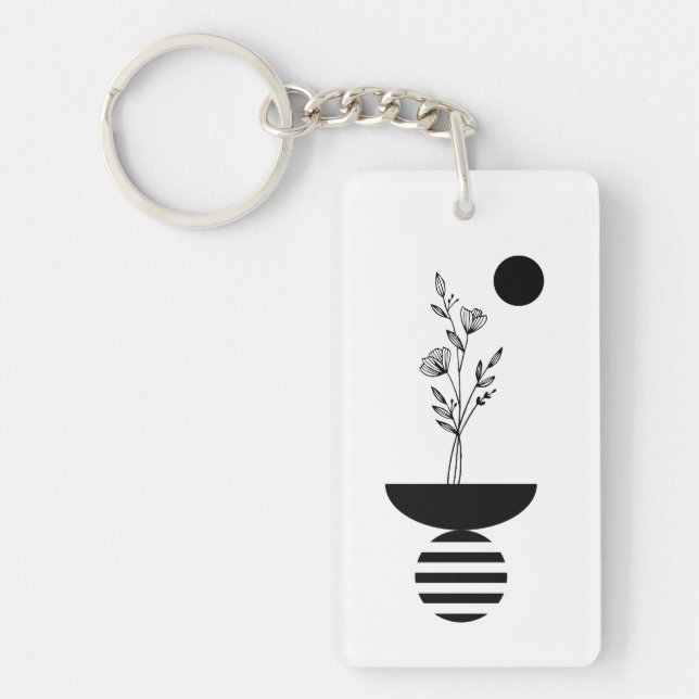 Llavero Boho Elegant Flower (Frente)