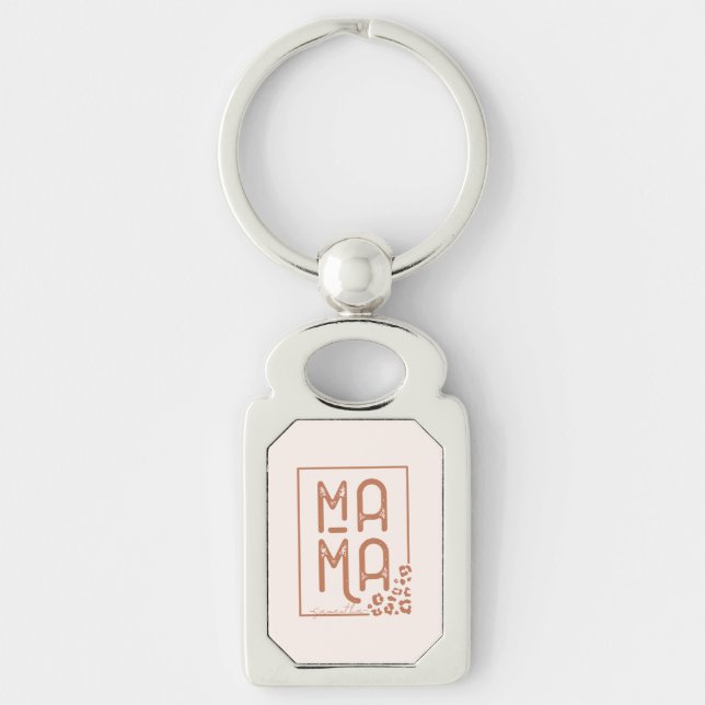 Llavero Boho Mama ruso (Anverso)