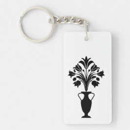 Llavero Boho Mid Century Flower Pot