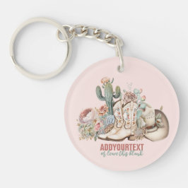 Llavero Boho vaquero del desierto vaquero botas vaquero go