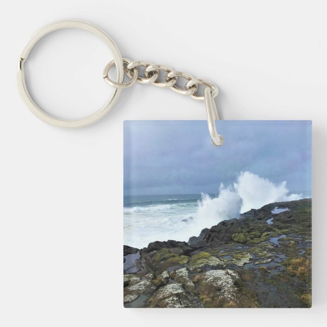 Llavero Boiler Bay State Wayside, Depoe Bay, Oregon (Frente)