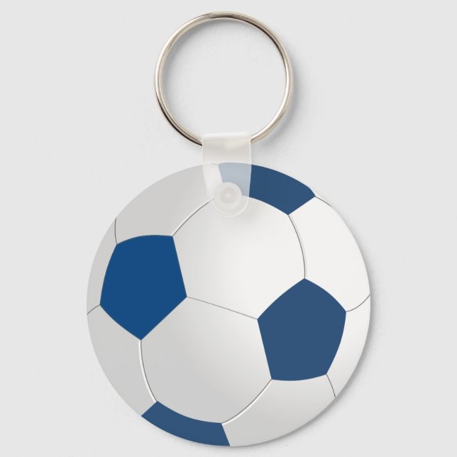Llavero Bola azul y blanca (Anverso)