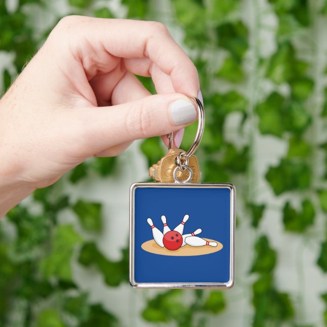 Llavero Bola de bolos en huelga (Mano)