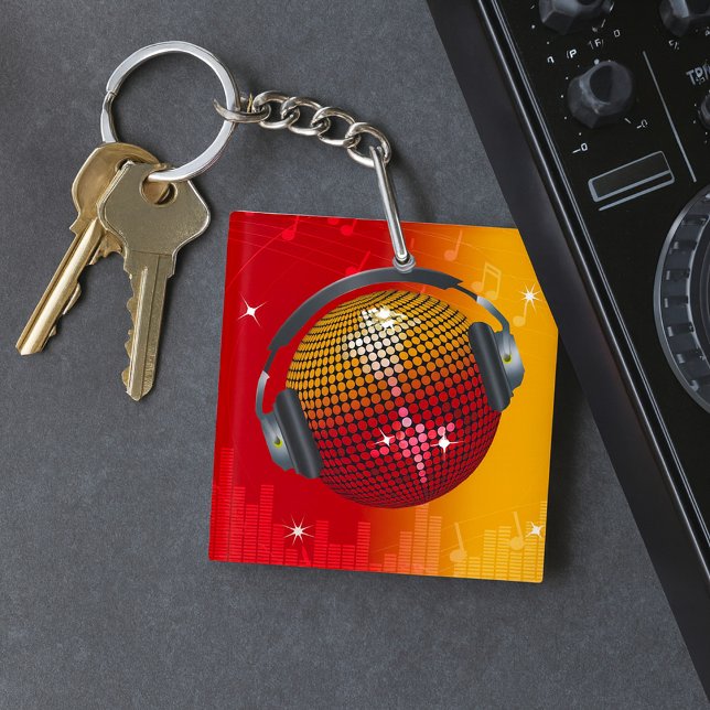 Llavero Bola de Disco Brillante (Subido por el creador)