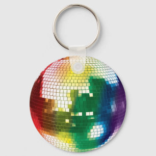 Llavero bola de discoteca del orgullo