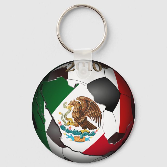 Llavero Bola de Fútbol de México 2010 (Anverso)