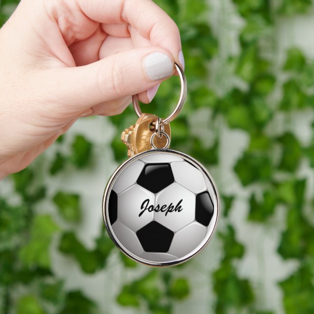 Llavero Bola de Fútbol de personalizable (Mano)