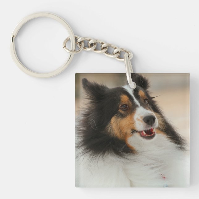 Llavero Bola de Fútbol de Refugio Feliz (Frente)