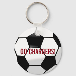 Llavero Bola de fútbol personalizada con nombre y número d