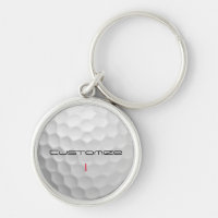 Bola de golf con texto y número personalizados