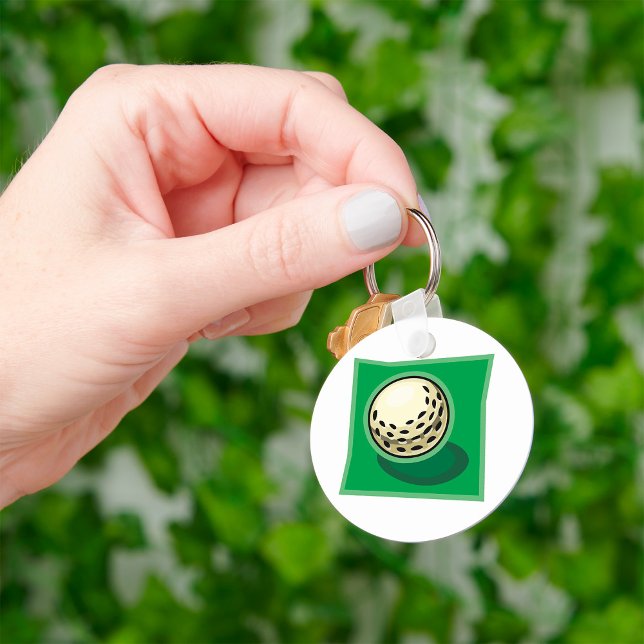 Llavero Bola de Golf en Verde Deporte de Golf (Subido por el creador)