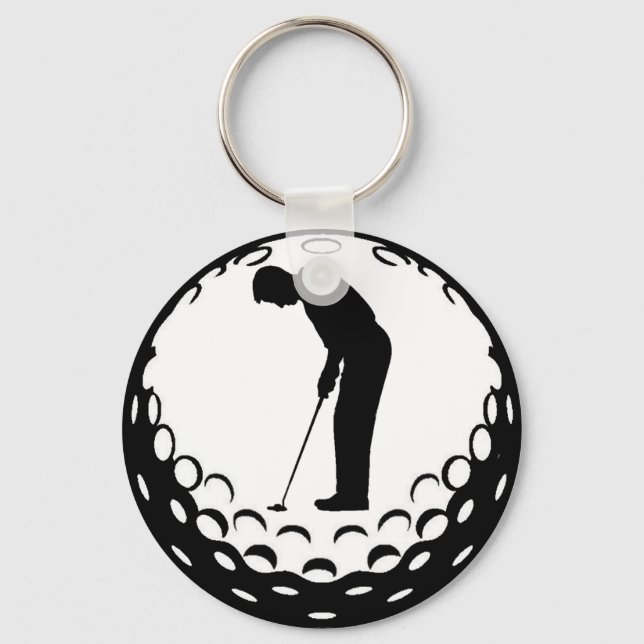 LLAVERO BOLA DE GOLF Y GOLF (Anverso)