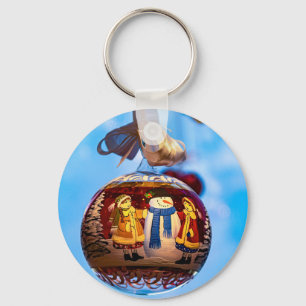 Llavero Bola de Navidades de Snowman