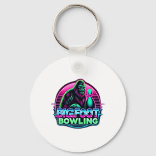 Llavero Bola de pie gigante Funny Sasquatch Bowler Alley P