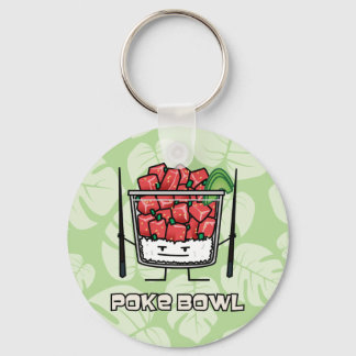 Llavero Bola de Poke Hawai ensalada de pescado crudo palil