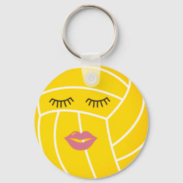 Llavero Bola de Polo de Agua con Labios y Lavado