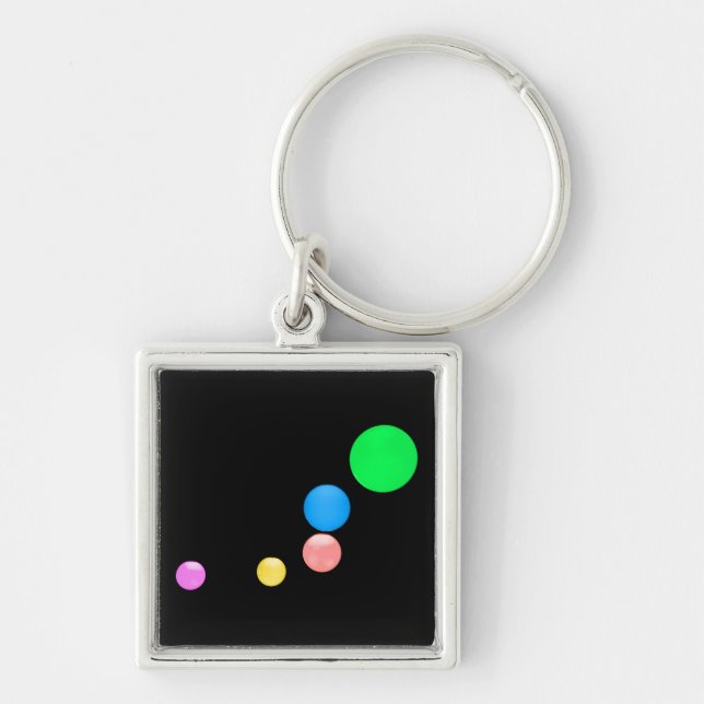 Llavero Bolas de colores (Frente)