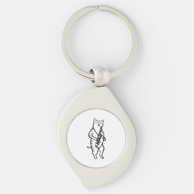 Llavero Bolas de golf Saxofhone Instrumental Music Jazz Ca (Anverso)