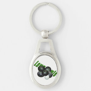 Llavero Bolas Y Logo De Césped, Anillo De Palangrería Meta