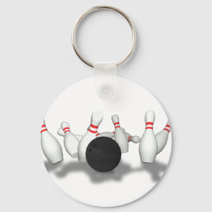 Llavero Bolas y pines: modelo 3D: