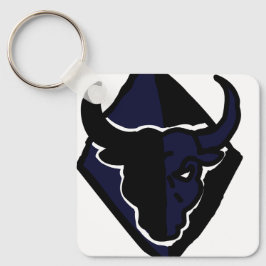 Llavero Bold Bull Symbol Keychain – Simple, Stylish 
