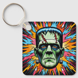Llavero "Bold Frankenstein" Aluminum Keychain