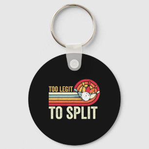 Llavero Boliche Retro Demasiado Legítimo Para Dividir Muje