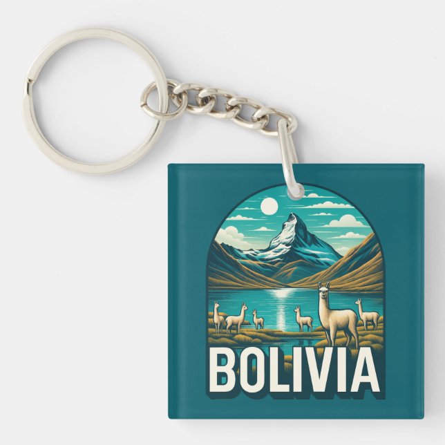 Llavero Bolivia América del Sur (Frente)