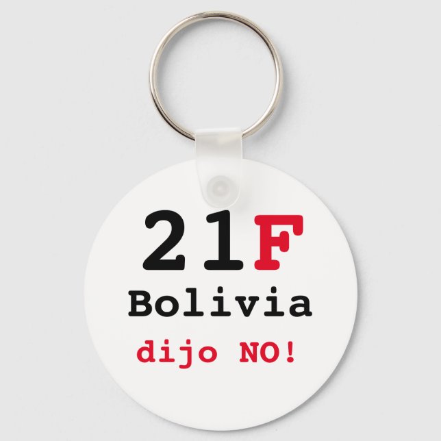 Llavero Bolivia dijo NO (Anverso)