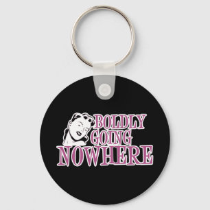 Llavero Bolly Yendo a NINGÚN Retro Lady Pink