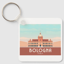 Llavero Bolonia Italia Pastel Travel