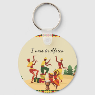 Llavero Bolsa de mano con estampado africano Estampado A