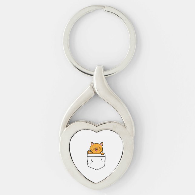 Llavero Bolsillo de gato (Anverso)