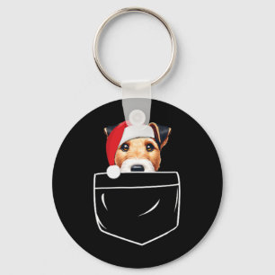 Llavero Bolsillo para Navidades de Zorro Suave Perro Terri