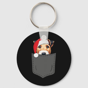 Llavero Bolsillo para Navidades de Zorro Suave Perro Terri