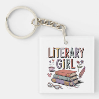Llavero Bolso de mano para chica literaria, Bolso de mano 