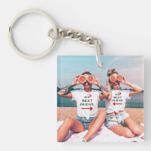 Llavero Bolso Personalizado de Amistad con Foto