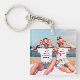 Llavero Bolso Personalizado de Amistad con Foto