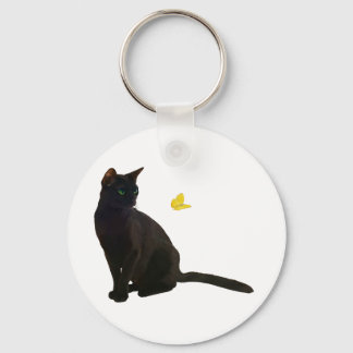 Llavero Bombay Cat & Butterfly