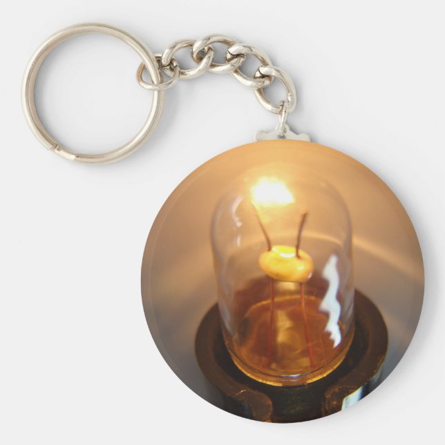 Llavero Bombilla de luz de bajo voltaje brillante (Frente)