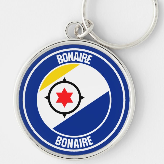 Llavero Bonaire Round Emblem (Frente)