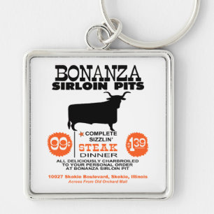 Llavero Bonanza Sirloin Pit, Skokie, Illinois.