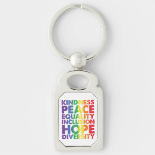 Llavero Bondad Paz Igualdad Amor Inclusión Esperanza LGBT