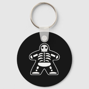 Llavero Bone Meeple Skeleton Halloween Board Gamer Gift