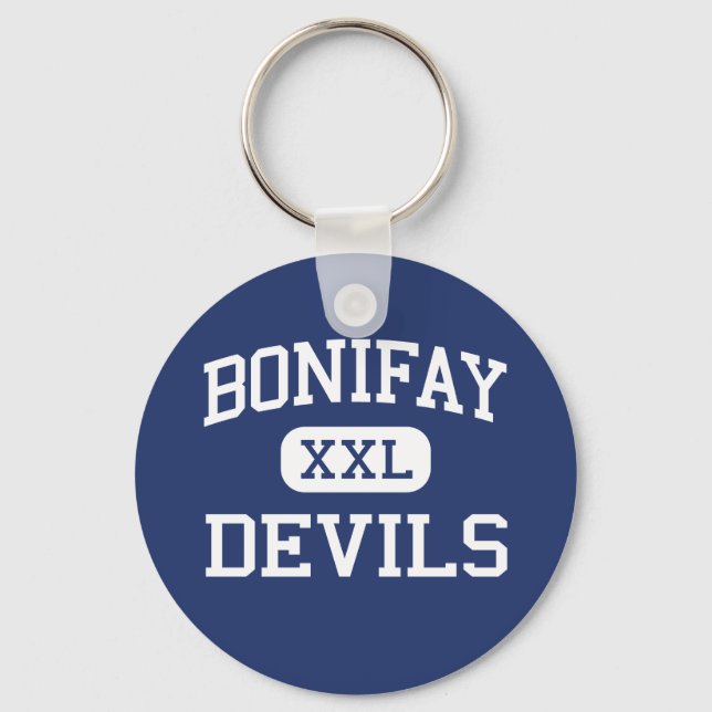 Llavero Bonifay Devils Middle School Bonifay Florida (Anverso)