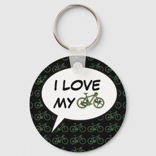 Llavero bonita bicicleta. ciclismo.