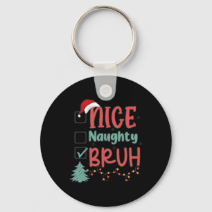 Llavero Bonita traviesa Bruh Navidades graciosos Navidad H