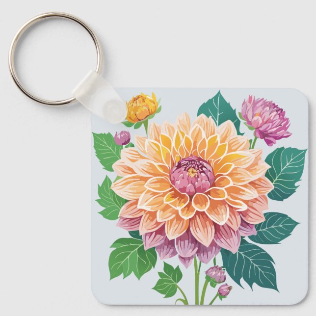 Llavero Bonito Dahlia (Anverso)