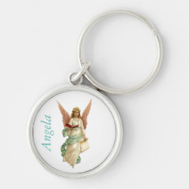 Llavero bonito del personalizado del ángel